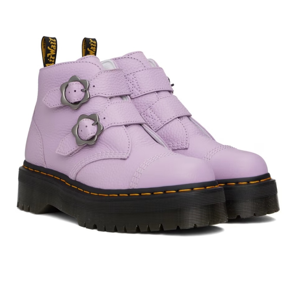 Lilac platform doc martens